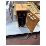 Lafayette Microscope With Wooden Case