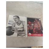 Bob Ferry Signed Photo & Charles Barkley Card Set