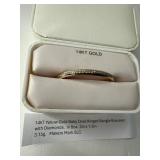14KT Yellow Gold Baby Hinged Bangle