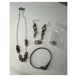 Jewelry Lot With Earrings & Bracelet
