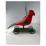 Decorative Parrot on Wheels, 13ï¿½11 Inches