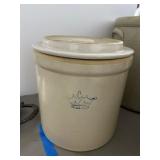 10-Inch Stoneware Crock with Lid