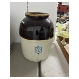 12-Inch Two-Tone Stoneware Crock