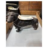 Cast Iron Dachshund Doorstop