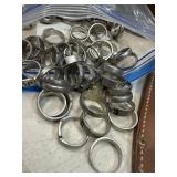 Bag of Zodiac Symbol Aluminum Rings
