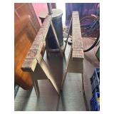 Wooden Sawhorse Pair in Used Condition
