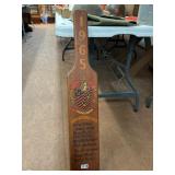 1965 Kappa Eta Nu Paddle, 36 Inches