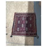 Handwoven Geometric Wool Kilim Rug