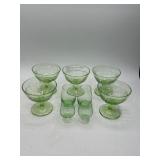 1930s Anchor Hocking Vaseline Glass