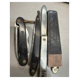Straight Razors and Rigging Knife