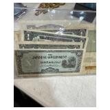 Japanese Government Issued Currency Lot