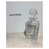 Cut Glass Decanter with Stopper