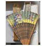 Hand-Painted Decorative Folding Fans