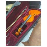 Violin with Case and Bow Set
