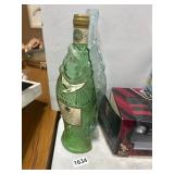 Two Fish-Shaped Glass Wine Bottles