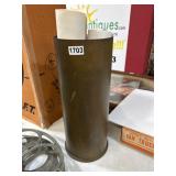 Metal Cylinder With Rolled Posters