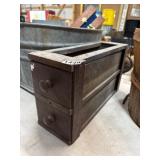 Wooden Dual-Knob Box Storage Container