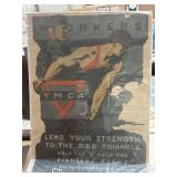 YMCA Workers War Poster, 27ï¿½20 Inches