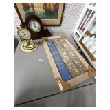3 Piece Lot: Clocks and Decor Sign