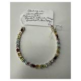 Sterling Silver Gemstone Bracelet
