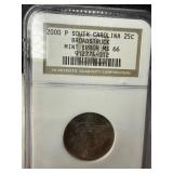 2000 P South Carolina Broadstruck Quarter