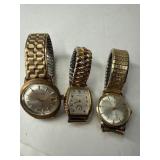3 Menï¿½s Vintage Wristwatches