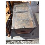 Wooden Trunk with Ornate Detailing