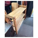 3x Wooden Shelving Units