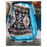 Small Prayer Rug with Geometric Design