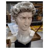 Bust of Michelangeloï¿½s David on Black Base