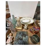 Figurines and Limoges Dishware