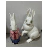 Ceramic Rabbit Figurines