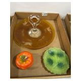 Glass Serving Tray and Decorative Dishes