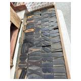 Wooden Letterpress Printing Blocks