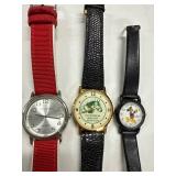 Three Analog Wristwatches