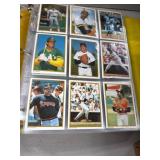 Binder With Baseball and Hockey Cards