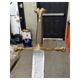 Decorative Toledo Sword with Engraved Blade