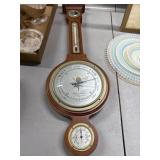 Wooden Banjo-Style Weather Instrument