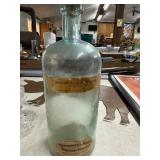 Shoemaker & Busch Benzine Glass Bottle