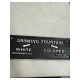 Replica Segregation Era Sign Plaque