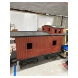 Large Frisco Line Train Caboose Model