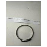 Sterling Silver Taxco Bangle With Malachite