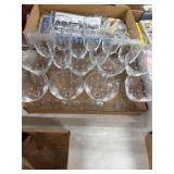Clear Glass Stemware Set