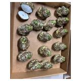 Chamart Limoges Trinket Boxes, Set of 14