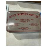 Boyce Weavers Knotter with Tin Case