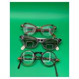 Three Bakelite Eyeglasses