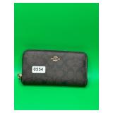 Coach Signature Zip-Around Wallet
