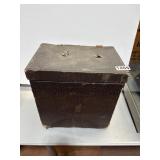 Vintage Record Case with Vinyl Records