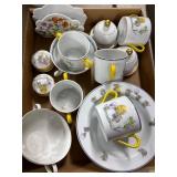 Limoges Chamart Hand-Painted Porcelain Set