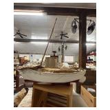 Wooden Chesapeake Bay Model Boat